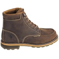 Carhartt Boots: Men's CMW6197 Brown Waterproof 6-Inch General Toe Work Boots 12 Carhartt Boots: Men's CMW6197 Brown Waterproof 6-Inch General Toe Work Boots -Work Shoes Store carhartt cmw6197 o 01