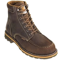 Carhartt Boots: Men's CMW6197 Brown Waterproof 6-Inch General Toe Work Boots 13 Carhartt Boots: Men's CMW6197 Brown Waterproof 6-Inch General Toe Work Boots -Work Shoes Store carhartt cmw6197 p 01