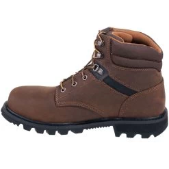 Carhartt Footwear: Men's CMW6274 Brown 6 Inch Steel Toe Boots -Work Shoes Store carhartt cmw6274 i 01