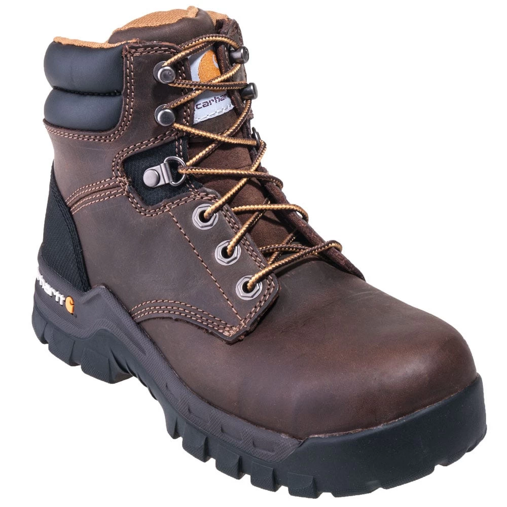 Carhartt Boots: Women's CWF5355 Brown Composite Toe EH 6-Inch Work Boots 5 Carhartt Boots: Women's CWF5355 Brown Composite Toe EH 6-Inch Work Boots - Image 3