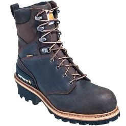 Carhartt Boots: Men's CML8360 Composite Toe Waterproof EH Logger Boots -Work Shoes Store carhartt footwear cml8360 p 01