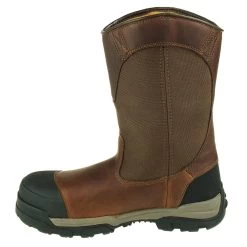 Carhartt Boots: Men's CME1355 Brown Composite Toe Waterproof Pull On Boots -Work Shoes Store carhartt cme1355 i 001 1