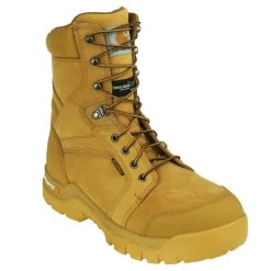 Carhartt Boots: Men's Wheat CMF8058 Insulated Work Boots -Work Shoes Store carhartt cmf8058 p 001