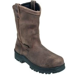 Carolina Boots: Men's Brown CA2533 Composite Toe Wellington EH Work Boots -Work Shoes Store carolina ca2533 p 01