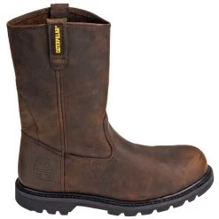 Caterpillar Boots: Men's Steel Toe EH 89516 Revolver Wellington Boots -Work Shoes Store cat 89516 o 01