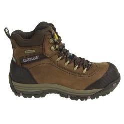 Caterpillar Boots: Women's Ally 90760 Brown Composite Toe Work Boots -Work Shoes Store cat p90760 o 001