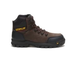Caterpillar Boots: Men's P90977 Brown Resorption Composite Toe Waterproof Work Boot