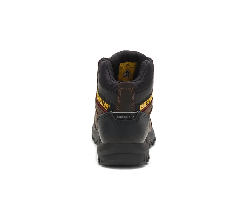 Caterpillar Boots: Men's P90977 Brown Resorption Composite Toe Waterproof Work Boot 6 Caterpillar Boots: Men's P90977 Brown Resorption Composite Toe Waterproof Work Boot - Image 4