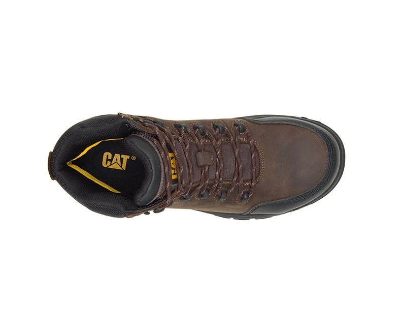 Caterpillar Boots: Men's P90977 Brown Resorption Composite Toe Waterproof Work Boot 8 Caterpillar Boots: Men's P90977 Brown Resorption Composite Toe Waterproof Work Boot - Image 6