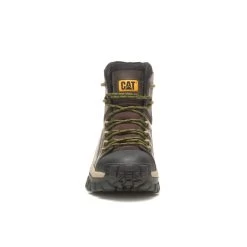 Caterpillar Boots: Men's P91541 Coffee Bean Composite Toe Invader Hiker Waterproof Work Boot -Work Shoes Store catm p91541 032122 s23 090