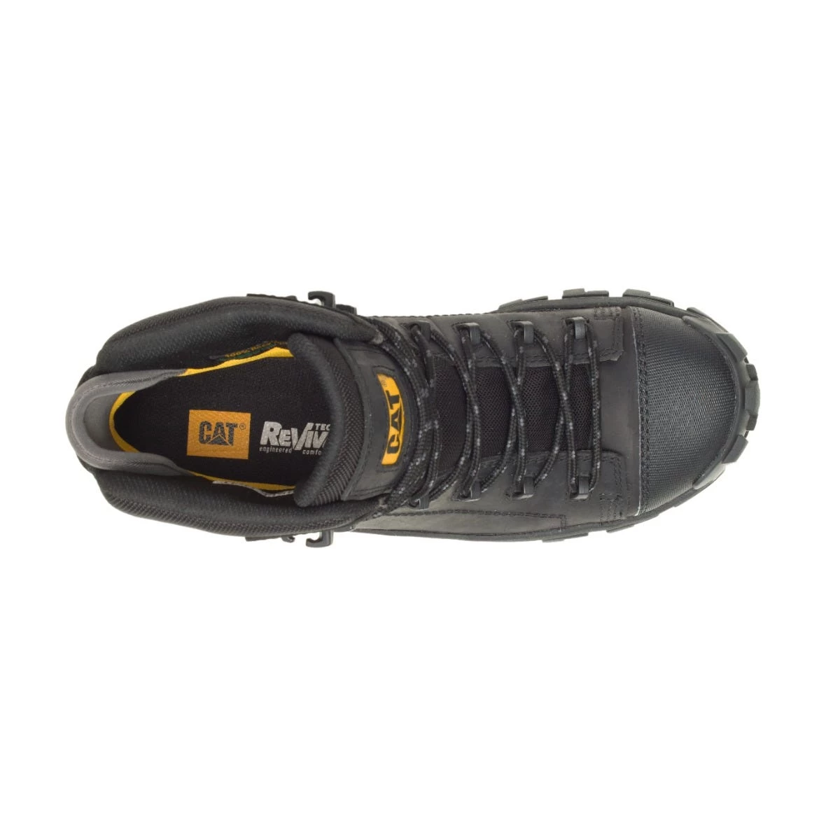 Caterpillar Boots: Men's P91542 Black Composite Toe Invader Hiker Waterproof Work Boot 5 Caterpillar Boots: Men's P91542 Black Composite Toe Invader Hiker Waterproof Work Boot - Image 3