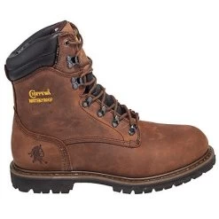 Chippewa Boots: Men's Brown 55069 Steel Toe Waterproof Insulated EH Work Boots -Work Shoes Store chippewa 55069 o 01