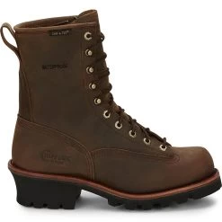 Chippewa Boots: Men's Waterproof Brown 73100 Logger Work Boots 11 Chippewa Boots: Men's Waterproof Brown 73100 Logger Work Boots -Work Shoes Store chp 004 73100edit