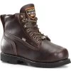 Carolina Boots: Men's CA517 Brown Steel Toe INT 2.0 Domestic Broad Toe Winged D3O Internal MetGuard Work Boot