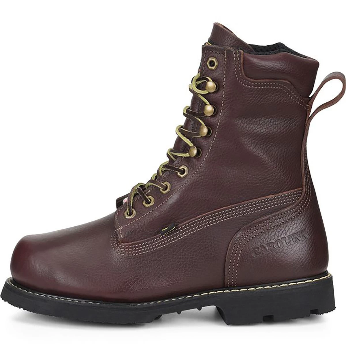Carolina Boots: Men's CA518 Brown Steel Toe INT 2.0 Domestic Broad Toe Winged D3O Internal MetGuard Work Boot 5 Carolina Boots: Men's CA518 Brown Steel Toe INT 2.0 Domestic Broad Toe Winged D3O Internal MetGuard Work Boot - Image 3