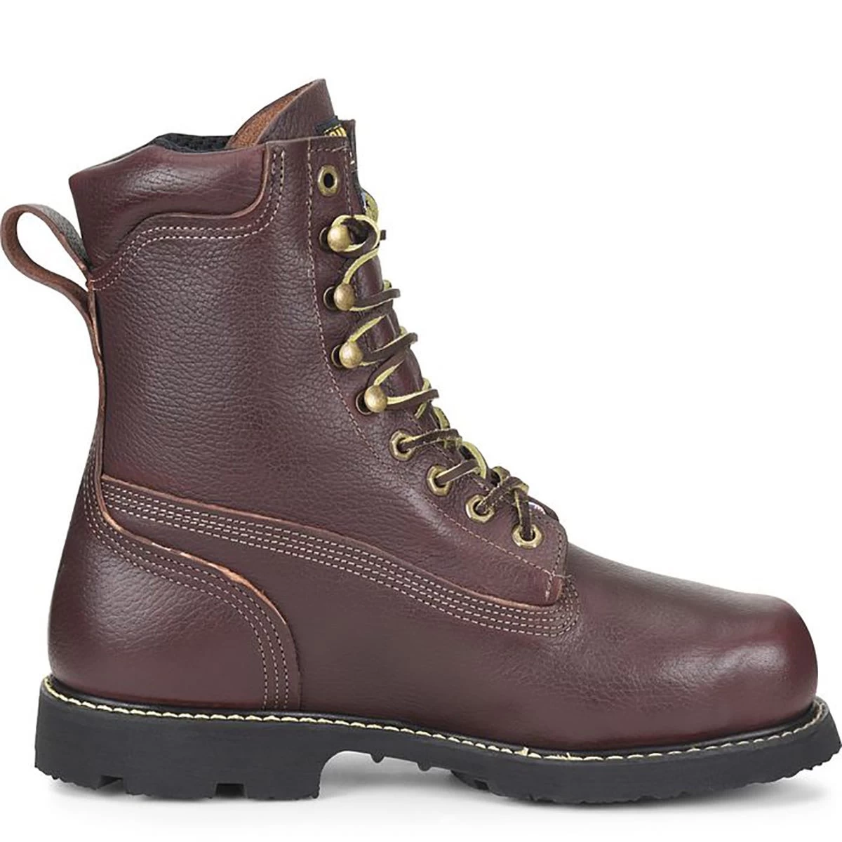 Carolina Boots: Men's CA518 Brown Steel Toe INT 2.0 Domestic Broad Toe Winged D3O Internal MetGuard Work Boot 4 Carolina Boots: Men's CA518 Brown Steel Toe INT 2.0 Domestic Broad Toe Winged D3O Internal MetGuard Work Boot - Image 2