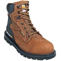 Carhartt Boots: Men's Safety Toe Waterproof Bison Harness Work Boots CMW6220 -Work Shoes Store cmw6200st carharttp 01 1