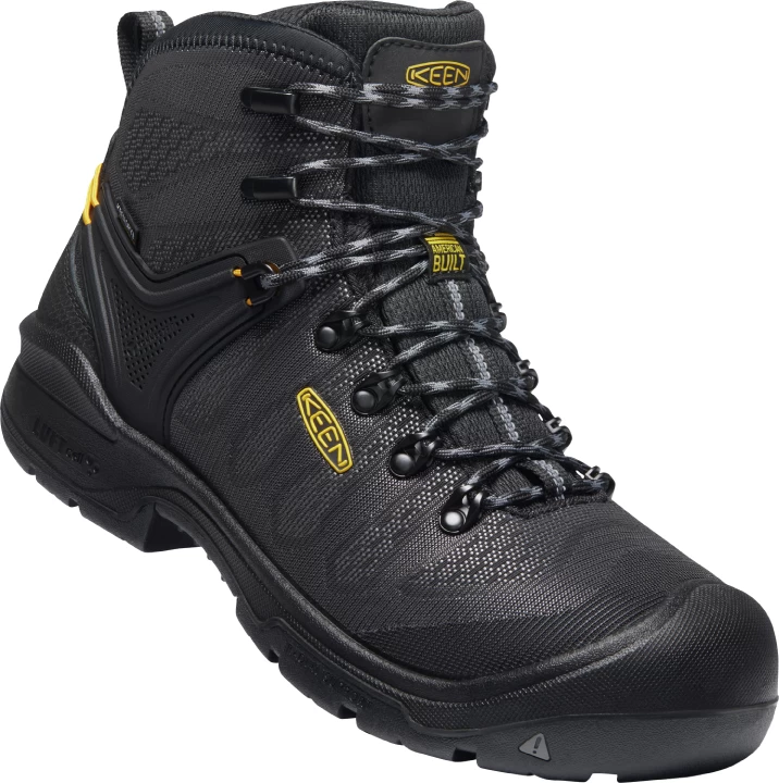 Keen Utility: Men's 1025692 Black Steel Grey Dearborn 6" Waterproof Work Boot 4 Keen Utility: Men's 1025692 Black Steel Grey Dearborn 6" Waterproof Work Boot - Image 2