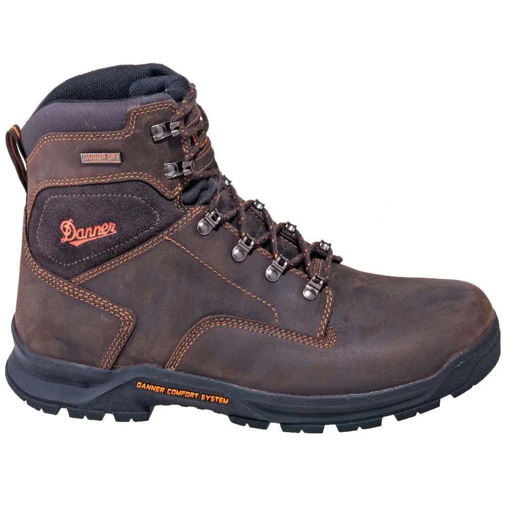 Danner Boots: Men's 12433 Waterproof EH Brown 6-Inch Slip-Resistant Boots 6 Danner Boots: Men's 12433 Waterproof EH Brown 6-Inch Slip-Resistant Boots - Image 4