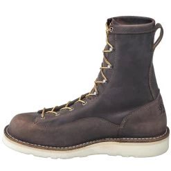 Danner Boots: Men's 15556 USA-Made Brown EH Bull Run Work Boots -Work Shoes Store danner 15556 i 01 1