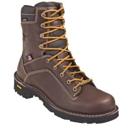 Danner Boots: Men's 17305 Brown Quarry USA Made Waterproof Boots -Work Shoes Store danner 17305 p 01