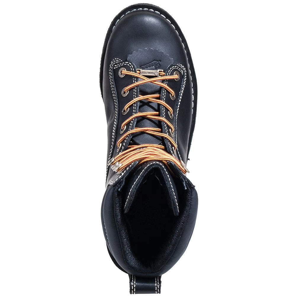 Danner Boots: Men's 17309 Black EH USA-Made Waterproof 8 Inch Quarry Work Boots 4 Danner Boots: Men's 17309 Black EH USA-Made Waterproof 8 Inch Quarry Work Boots - Image 2
