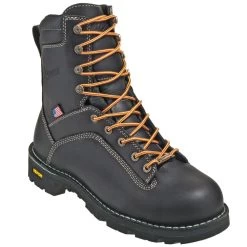 Danner Boots: Men's 17311 Black American-Made EH Waterproof Alloy Toe Boots -Work Shoes Store danner 17311 p 01