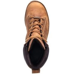 Danner Boots: Men's 17315 EH Brown Waterproof USA-Made Quarry Boots -Work Shoes Store danner 17315 t 01