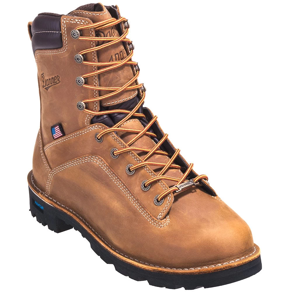 Danner Boots: Men's 17319 Brown Waterproof USA-Made EH Insulated Quarry Boots 5 Danner Boots: Men's 17319 Brown Waterproof USA-Made EH Insulated Quarry Boots - Image 3