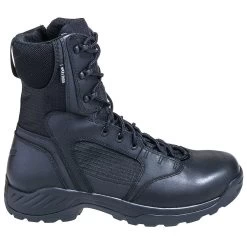 Danner Boots: Men's 28012 Black Waterproof Kinetic Side Zip 8 Inch Leather Boots -Work Shoes Store danner 28012 o 01
