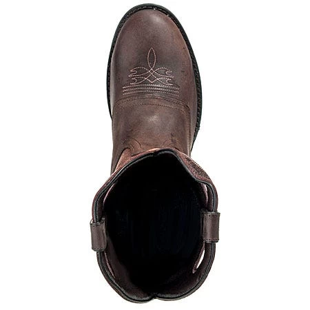 Durango Boots: Men's12 Inch Round Toe Leather Cowboy Boots DB5474 9 Durango Boots: Men's12 Inch Round Toe Leather Cowboy Boots DB5474 - Image 7