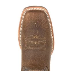 Durango Boots: Men's DDB0221 Brown Rebel Pro 12 Inch Pull On Square Toe Work Boot -Work Shoes Store ddb0221 birdseye