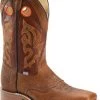 Double H Boots: Men's DH4400 Brown 12" Mickey ICE Roper Domestic Wide Square Toe Cowboy Boot 2 Double H Boots: Men's DH4400 Brown 12" Mickey ICE Roper Domestic Wide Square Toe Cowboy Boot -Work Shoes Store dh4400 500xauto