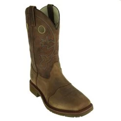 Double H Boots: ICE Composite Toe Men's DH6134 Brown Ropers -Work Shoes Store double h dh5134 p 001 1