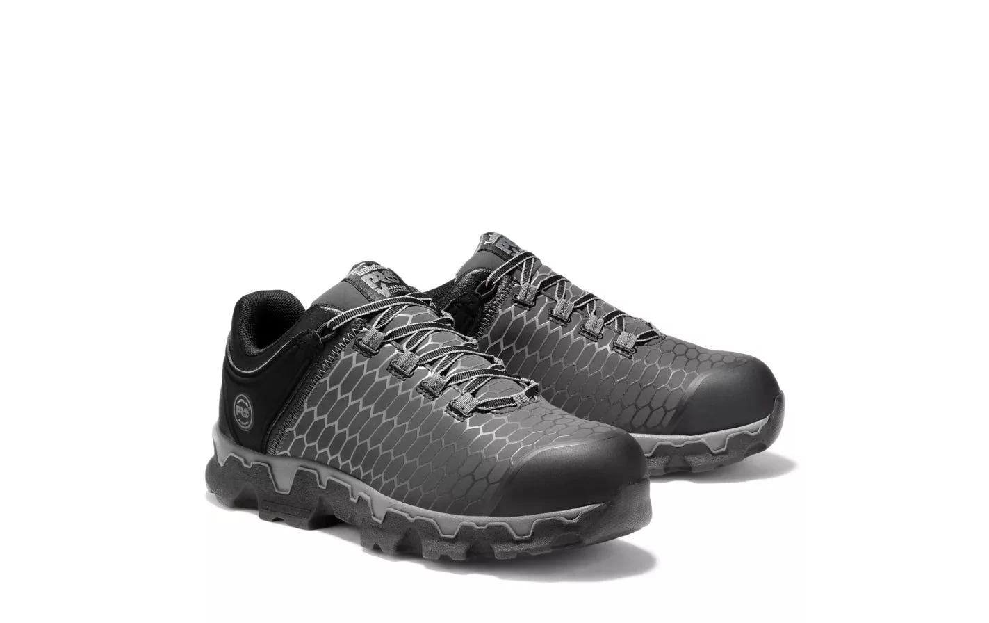 Timberland Pro Shoes: Men's A1I4S Black Grey PowerTrain Sport Alloy Toe Athletic Work Shoes 6 Timberland Pro Shoes: Men's A1I4S Black Grey PowerTrain Sport Alloy Toe Athletic Work Shoes - Image 4
