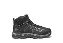 Timberland Pro Shoes: Men's A1JYQ Black Grey PowerTrain Mid Alloy Toe Athletic Work Shoes -Work Shoes Store download 13 1 2