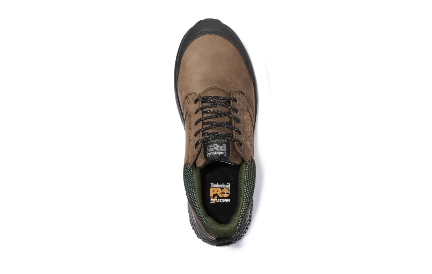 Timberland Pro Shoes: Men's A21PN Brown Green Reaxion Composite Toe Athletic Work Shoe 7 Timberland Pro Shoes: Men's A21PN Brown Green Reaxion Composite Toe Athletic Work Shoe - Image 5