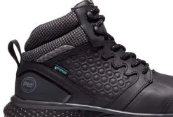 Timberland Pro Boots: Women's A21QA Black Grey Reaxion Composite Toe Waterproof Hiker