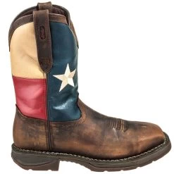 Durango Boots: Men's Steel Toe DB021 EH Texas Flag Cowboy Boots -Work Shoes Store durango db 021 o 01