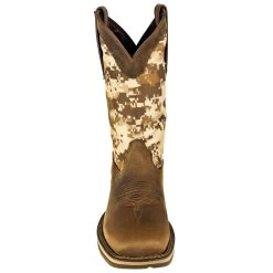 Durango Boots: Men's Desert Camo DDB0166 Rebel Western Pull-On Boots -Work Shoes Store durango ddb0166 f 01