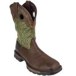 Durango Boots: Men's Brown/Green DDB0177 Maverick XP Waterproof Boots -Work Shoes Store durango ddb0177 1