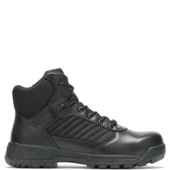 Bates Boots: Men's E03164 Black Composite Toe Tactical Sport 2 Mid Side Zip EH Work Boot -Work Shoes Store e03164