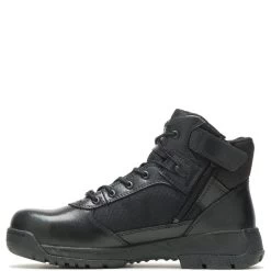 Bates Boots: Men's E03164 Black Composite Toe Tactical Sport 2 Mid Side Zip EH Work Boot -Work Shoes Store e03164 2