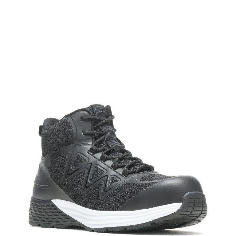 Bates Boots: Men's E09100 Black Composite Toe Rush Mid Work Boot 3 Bates Boots: Men's E09100 Black Composite Toe Rush Mid Work Boot