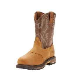 Ariat 10001191 Men's Composite Toe Workhog Cowboy Boots -Work Shoes Store f18 mns workhog pullon ct simmons 10001191 front