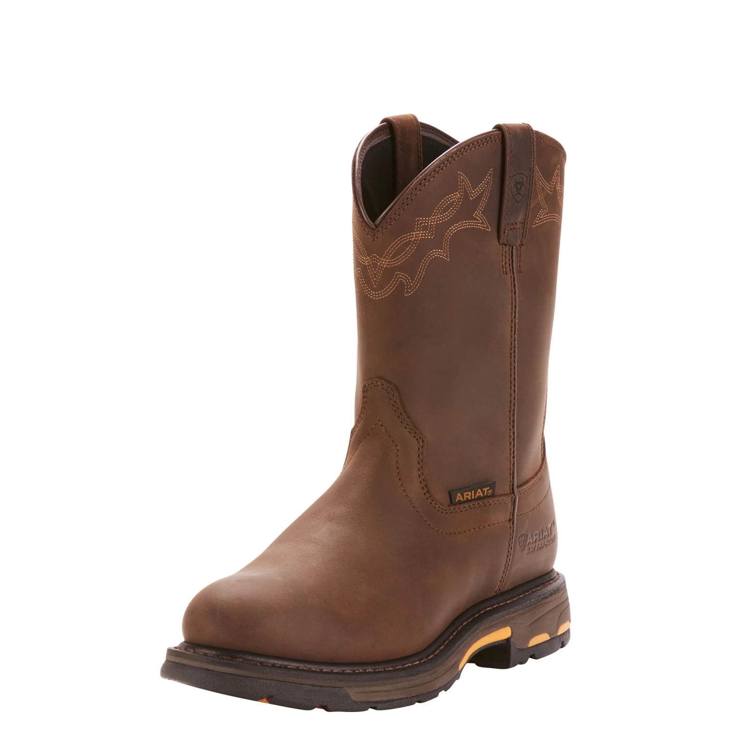 Ariat Boots: Men's 10001198 Brown Waterproof Workhog Boots 7 Ariat Boots: Men's 10001198 Brown Waterproof Workhog Boots - Image 5