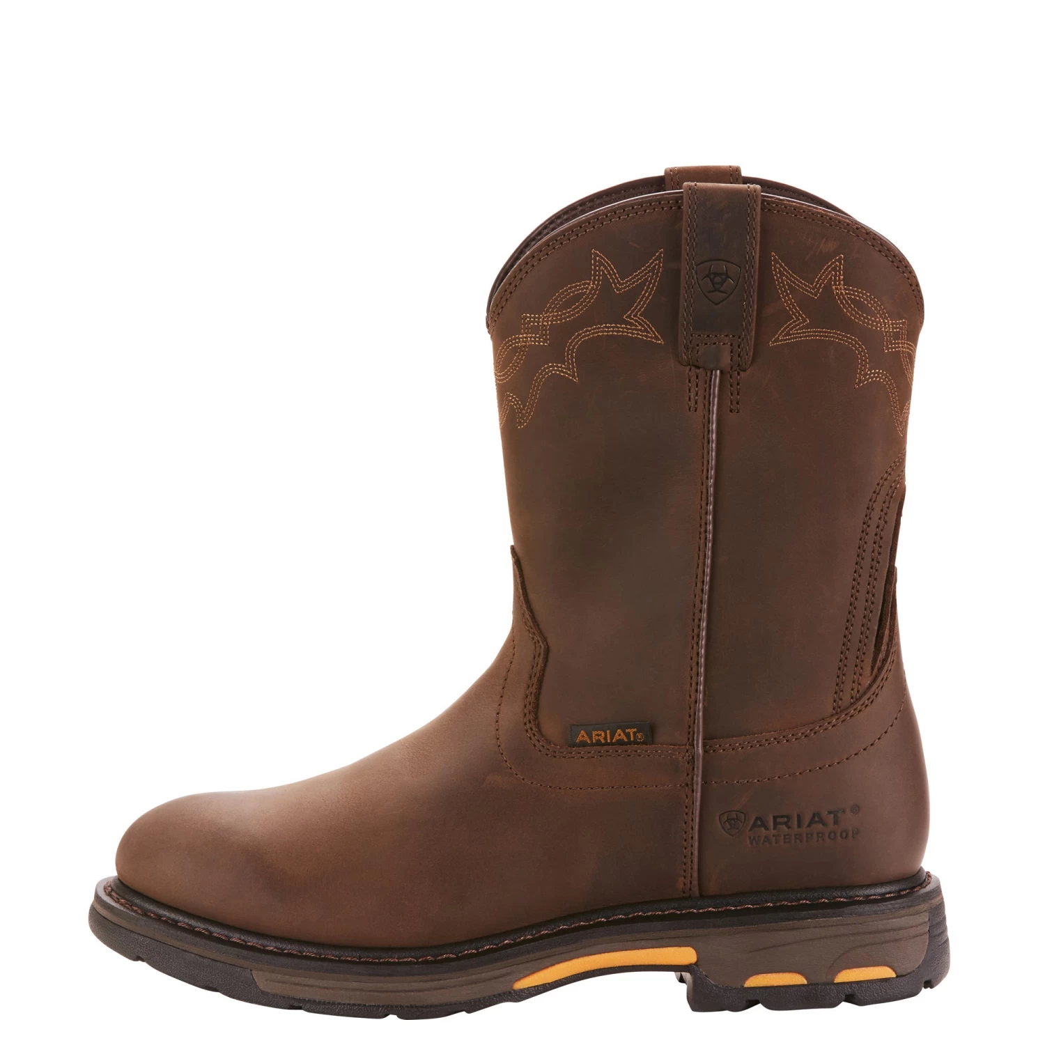 Ariat Boots: Men's 10001198 Brown Waterproof Workhog Boots 6 Ariat Boots: Men's 10001198 Brown Waterproof Workhog Boots - Image 4
