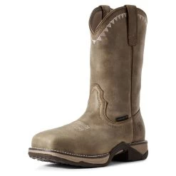 Ariat Boots: Women's 10029498 Brown Bomber Anthem Deco Composite Toe Work Boot -Work Shoes Store f19 wms west couto 10029498 3 4 front