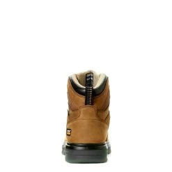 Ariat Boots: Men's 10032608 Aged Bark Turbo 6" Waterproof Work Boot -Work Shoes Store f20 mns work 10032608 heel