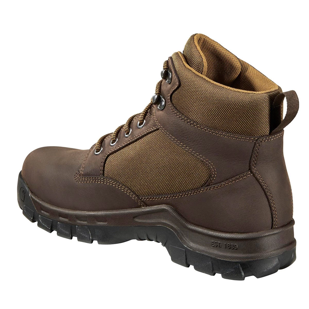 Black Diamond Carhartt Boots: Men's FF6213 Brown Steel Toe Rugged Flex 6" Waterproof Work Boot 5 Black Diamond Carhartt Boots: Men's FF6213 Brown Steel Toe Rugged Flex 6" Waterproof Work Boot - Image 3